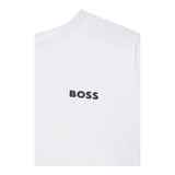 Boss T-Shirt Girocollo Tinta Unita con Boss per Bambino J25P23 BIANCO BOSS 