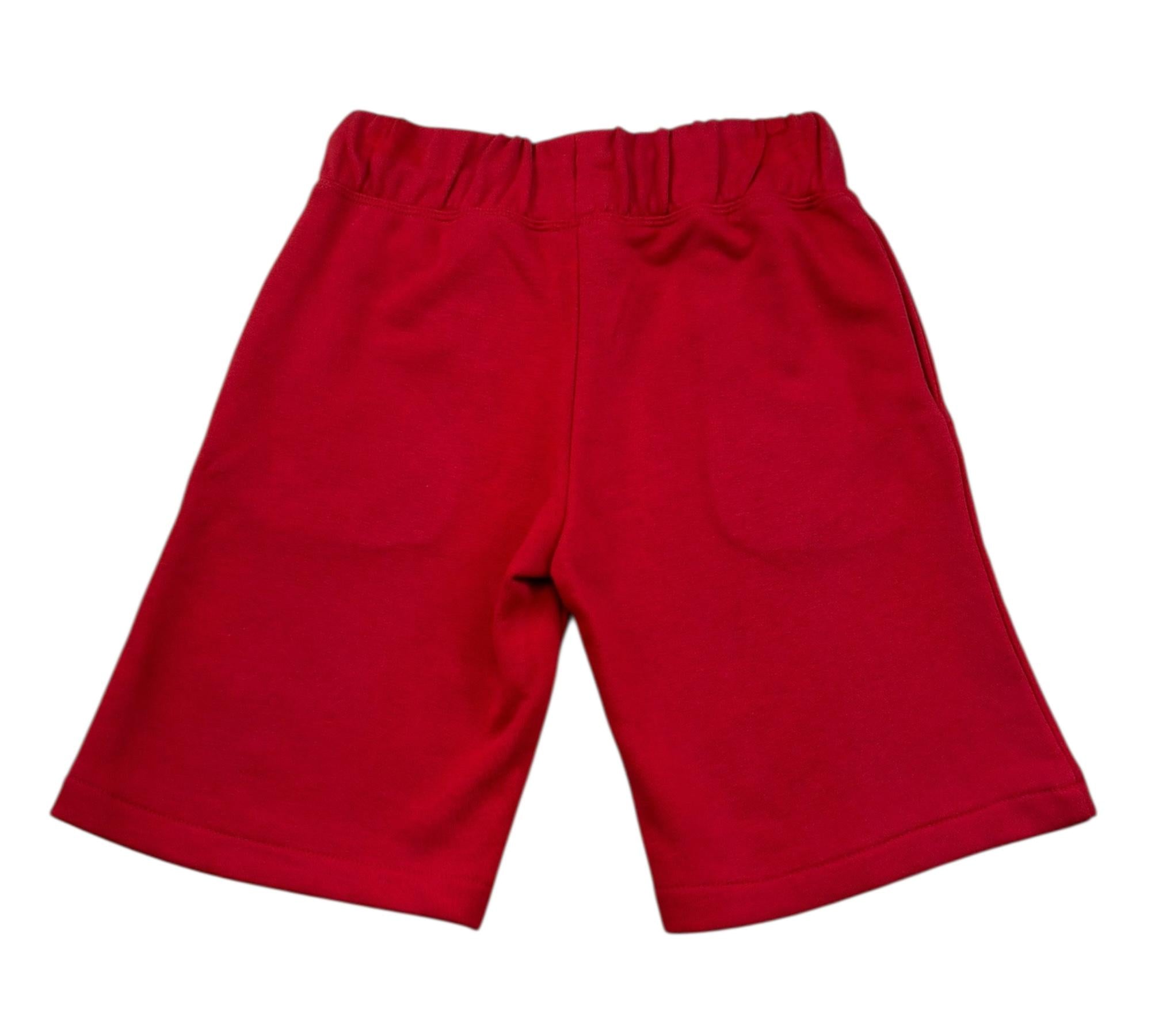 Just Cavalli Bermuda Felpa Tinta Unita con Logo per Bambino JBP26020BE ROSSO JUST CAVALLI 