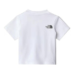 The North Face T-Shirt Girocollo Tinta Unita con Stampa per Neonato NF0877JFN4 BIANCO THE NORTH FACE 