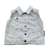 Just Cavalli Smanicato In Denimtinta Unita per Bambino JGP26037GT BIANCO JUST CAVALLI 