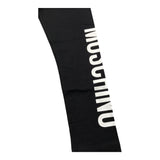MOSCHINO leggins tinta unita con stampa logo Nero per Bambina HDP067 NERO MOSCHINO 