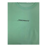 Hinnominate T-Shirt Girocollo Tinta Unita Con Lacci Verde Acqua Per Bambina