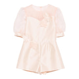 Elisabetta Franchi Pantalone Tinta Unita Modello Palazzo per Bambina EFPA286 ROSA ELISABETTA FRANCHI 