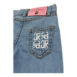 John Richmond Jeans Tinta Unita con Girovita Regolabile per Neonata RIP26042JE AZZURRO JOHN RICHMOND 