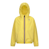 K-Way Giubbino Tinta Unita con Cappuccio per Bambino K61336 GIALLO K-WAY 