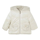 MAYORAL giubbino reversibile tinta unita con zip e cappuccio Beige per Neonata 2480 BEIGE MAYORAL 
