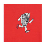 New Balance T-Shirt Girocollo Tinta Unita con Stampa per Bambino LAKB0171 ROSSO NEW BALANCE 