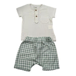 Babyvip Completo 2 Pezzi Camicia-Bermuda per Neonato T7741 BEIGE BABYVIP 