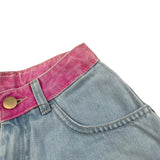 Marc Ellis Short In Denim tinta unita Azzurro per Bambina JMJSO01217 AZZURRO MARC ELLIS 