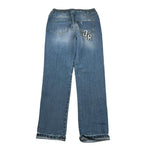 John Richmond Jeans tinta unita con Elastico In Vita Azzurro per Bambino RBA23136JE AZZURRO JOHN RICHMOND 