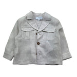 I Delfi Giacca Tinta Unita Monopetto per Neonato 25P5248 BEIGE I DELFI 