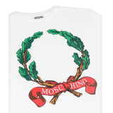 MOSCHINO t-shirt girocollo tinta unita con stampa Bianco per Bambino HAM06HX BIANCO MOSCHINO 