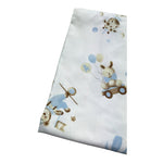 Le Bebe' Coperta Tinta Unita con Stampe per Neonato LBB5290 BIANCO LE BEBE' 