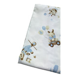 Le Bebe' Coperta Tinta Unita con Stampe per Neonato LBB5290 BIANCO LE BEBE' 