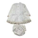 PAZ RODRIGUEZ set abito-coulotte tinta unita Bianco per Neonata 004151841 BIANCO PAZ RODRIGUEZ 