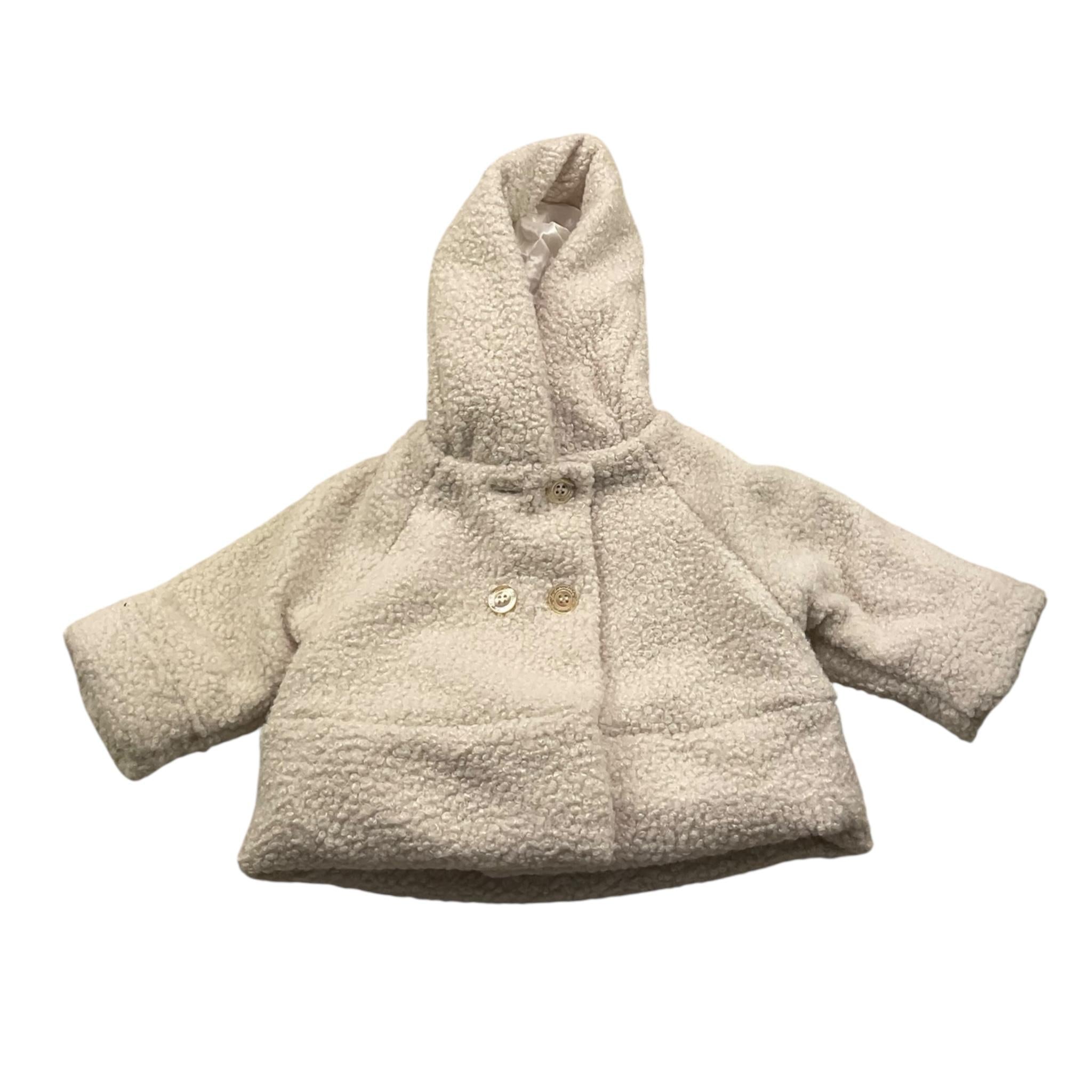 LA STUPENDERIA cappotto teddy tinta unita con cappuccio Panna per Neonato TCGB64 PANNA LA STUPENDERIA 