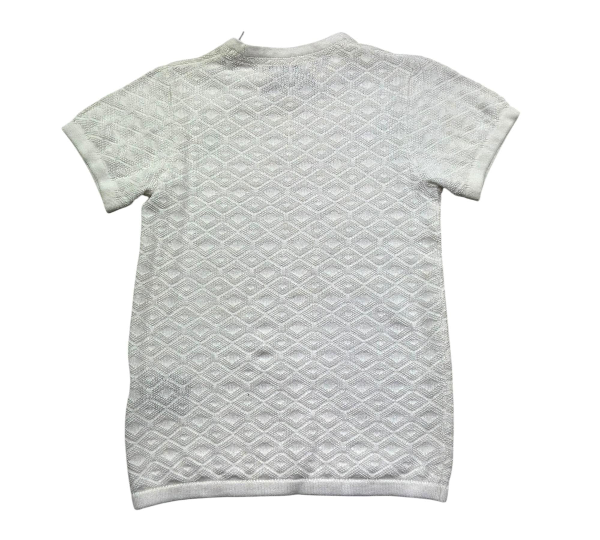 Trussardi T-Shirt Girocollo Tinta Unita  per Bambino TBP26082TS BIANCO TRUSSARDI 