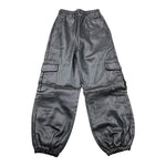 NAICE pantalone tinta unita con elastico in vita Nero per Bambina 27299 NERO NAICE 