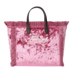 SAINT BARTH bosa tinta unita con frange in velluto Rosa per Bambina COL00033 ROSA SAINT BARTH 