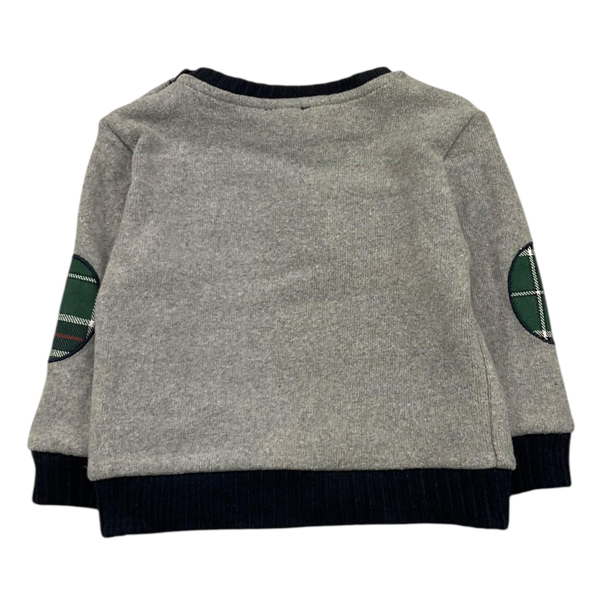 LE BEBE' felpa chiusa girocollo tinta unita Grigio per Neonato LBB5193 GRIGIO LE BEBE' 