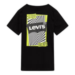 Levi'S T-Shirt Girocollo Tinta Unita con Stampa per Bambino 8EH897 NERO LEVI'S 