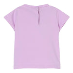 Alice Pi T-Shirt Girocollo Tinta Unita con Logo per Neonata HA5063X LILLA ALICE PI 