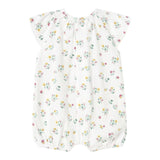 Mayoral Pagliaccetto Tinta Unita con Fantasia Fiori per Neonata JEJJ BIANCO MAYORAL 