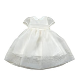 Childrenfashionatelier Abito Cerimonia Tinta Unita Mezza Manica per Neonata 201AB ROSA CHILDRENFASHIONATELIER 