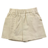 LIU JO short tinta unita ecopelle Panna per Neonata KF4012 PANNA LIU JO 