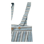 Pure Firenze Bermuda Fantasia A Righe con Bretelle per Neonato PC03291 AZZURRO PURE FIRENZE 