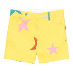Stella Mccartney Short Tinta Unita con Stampa Stelle per Bambina TW6C59 GIALLO STELLA McCARTNEY 