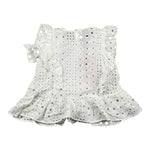 Mariuccia Top tinta unita Traforato Bianco per Bambina MBSS23C751 BIANCO MARIUCCIA 