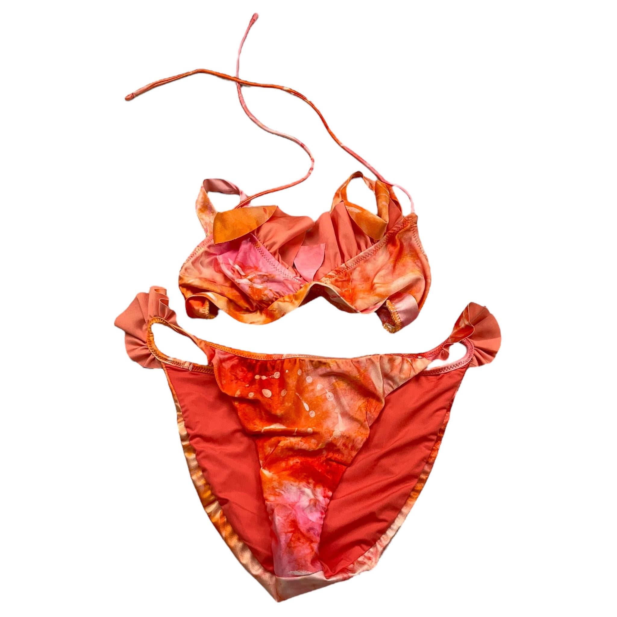 Mefui Costume 2 Pezzi Multifansia per Bambina MJ25 ARANCIONE MEFUI 