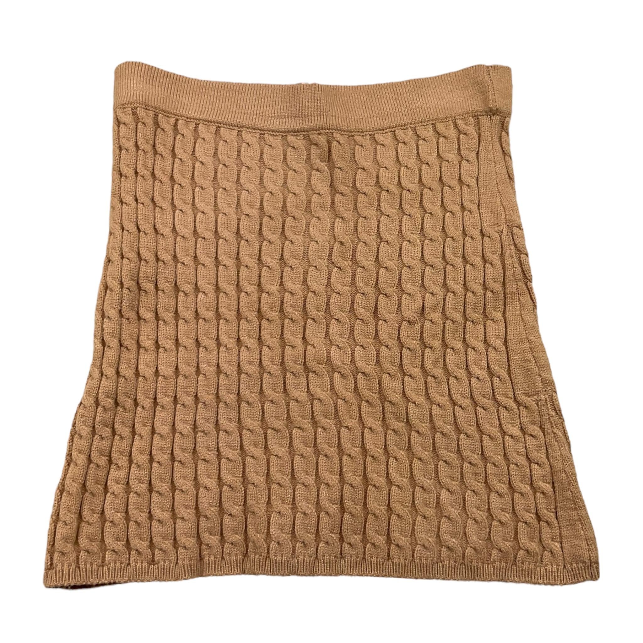 VICOLO gonna in maglia tinta unita Cammello per Bambina 3141GW0307 CAMMELLO VICOLO 