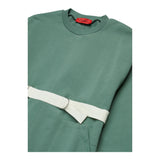 MAX&Co. abito in felpa tinta unita manica lunga Verde per Bambina MX0043 VERDE MAX&Co. 