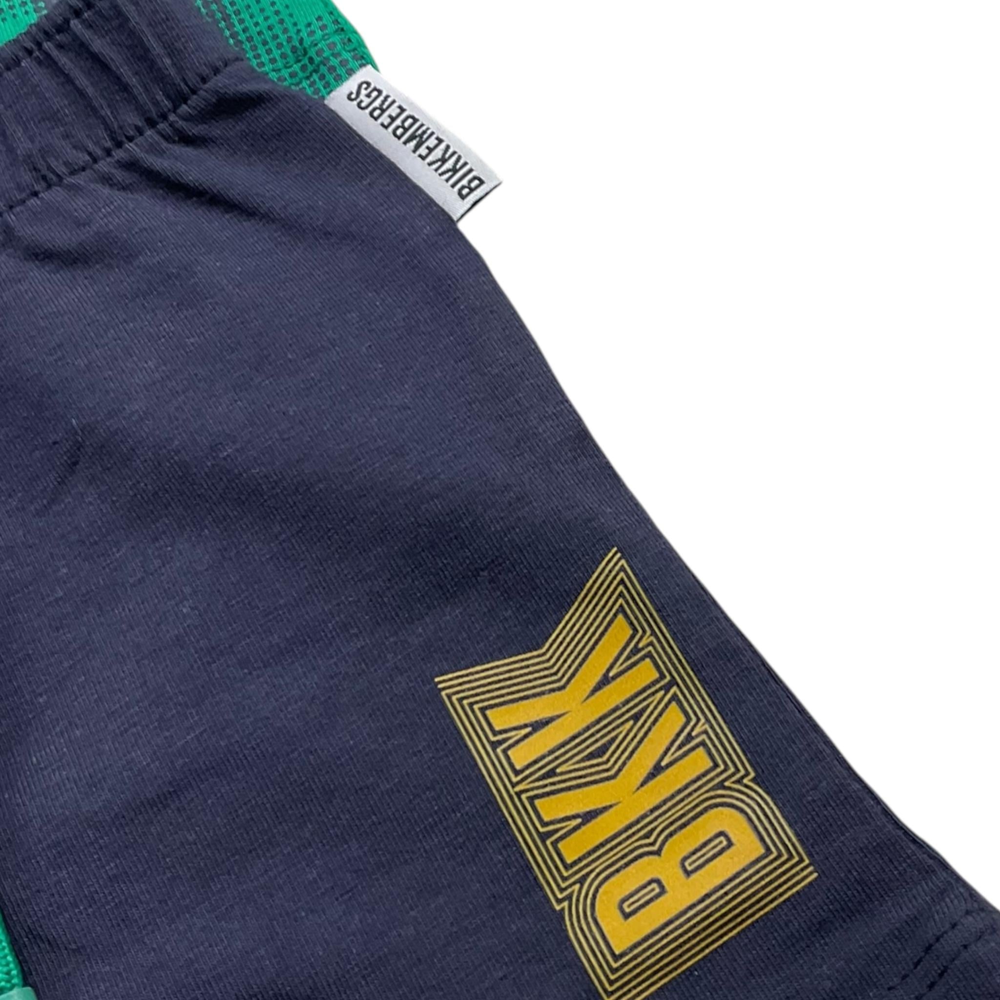 Bikkembergs Completo 2 Pezzi T-Shirt-Bermuda Bicolore per Neonato BK3359 VERDE/BLU BiKKEMBERGS 