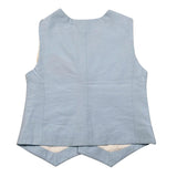 Emanuel Pris Gilet Tinta Unita con Bottoni per Bambino EPC2070R AZZURRO EMANUEL PRIS 