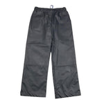 PICCOLA LUDO pantalone modello a palazzo tinta unita in ecopelle Nero per Bambina BS9WB001 NERO PICCOLA LUDO 