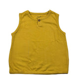 Play Up Canotta Girocollo Tinta Unita con Bottoni per Neonato PA011AQ10901 SENAPE PLAY UP 