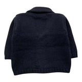 LA STUPENDERIA cardigan tinta unita con colletto Blu per Neonato ZCG017 BLU LA STUPENDERIA 