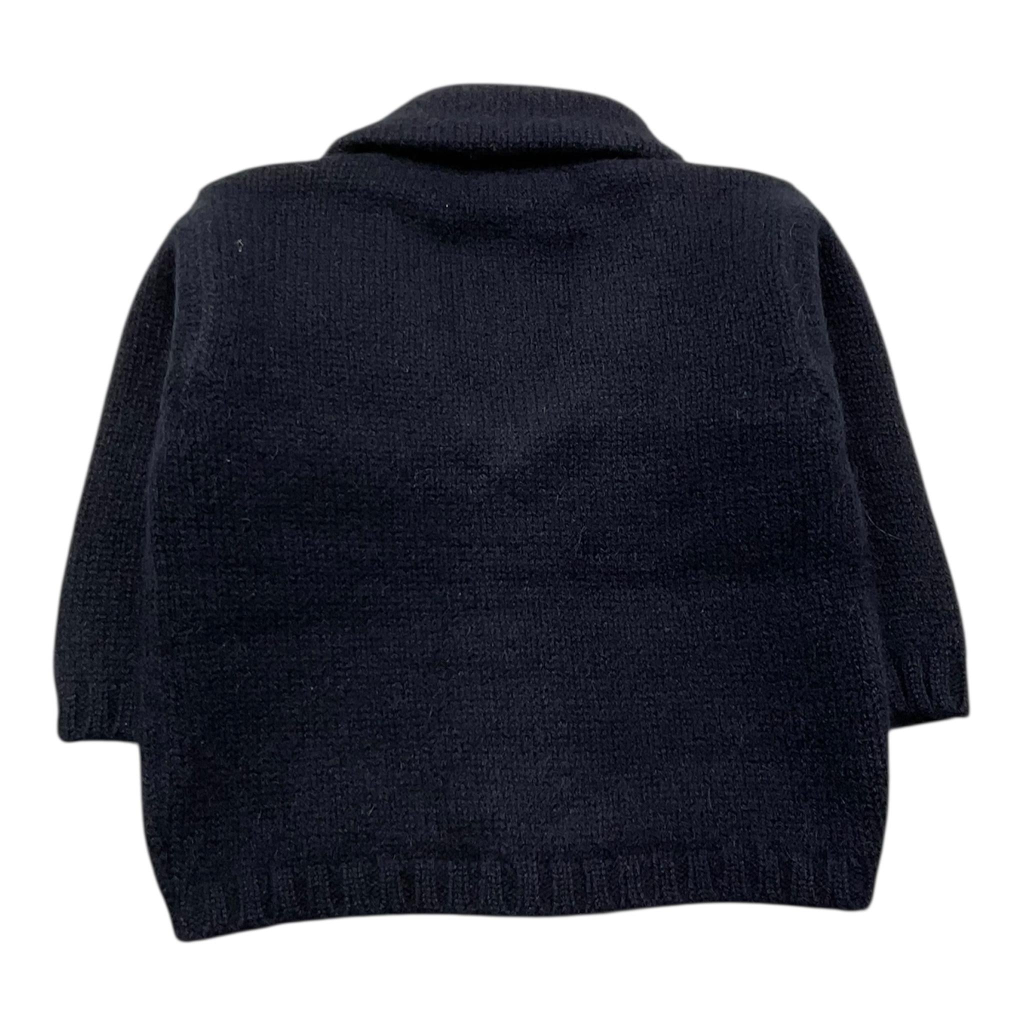 LA STUPENDERIA cardigan tinta unita con colletto Blu per Neonato ZCG017 BLU LA STUPENDERIA 