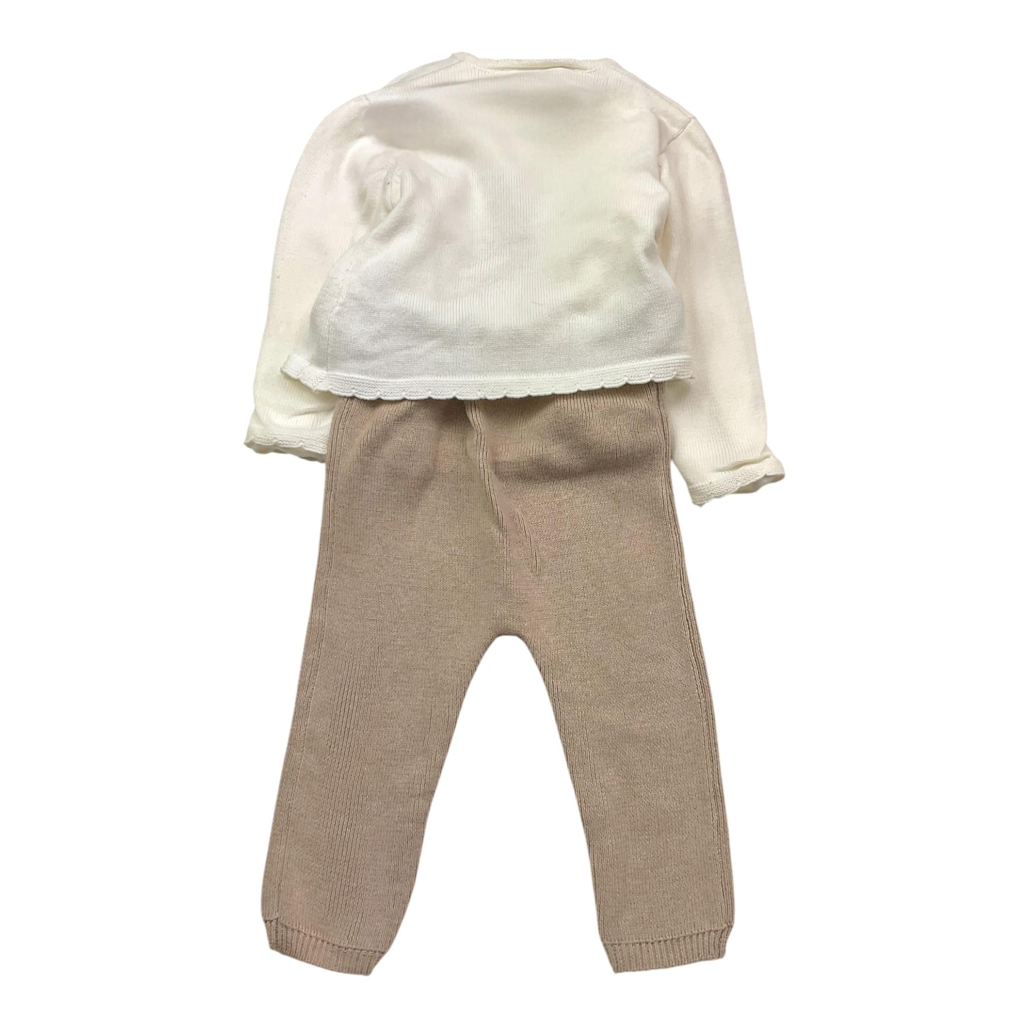 MAYORAL completo 3pz body-salopette-coprispalle Bianco per Neonata 2608X BIANCO MAYORAL 