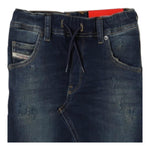 DIESEL jeans tinta unita con elastico in vita Blu per Bambino 00J3AJ BLU DIESEL 