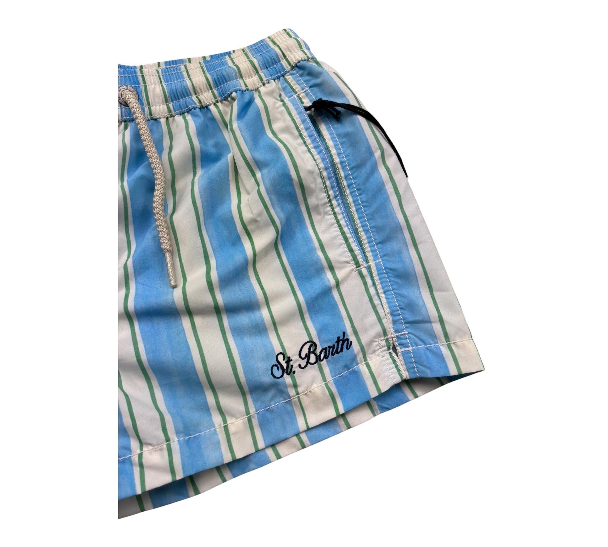 Saint Barth Costume Fantasia A Righe per Bambino BIGSTRIPERS AZZURRO SAINT BARTH 