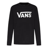VANS shirt girocollo tinta unita con stampa logo Nero per Bambino VN000XOIY28 NERO VANS 