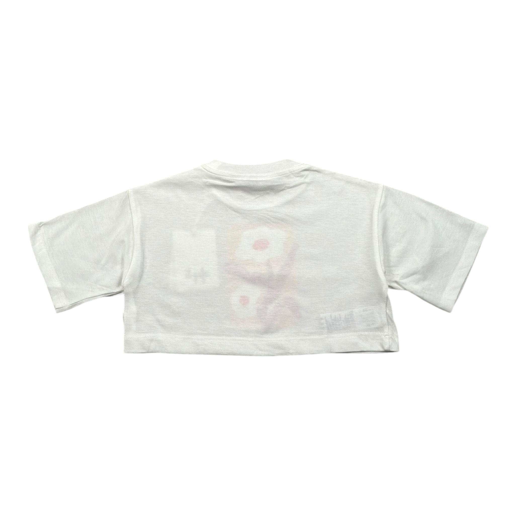 Il Gufo T-Shirt Girocollo Tinta Unita con Stampa per Neonata P25TS477MF001N BIANCO IL GUFO 