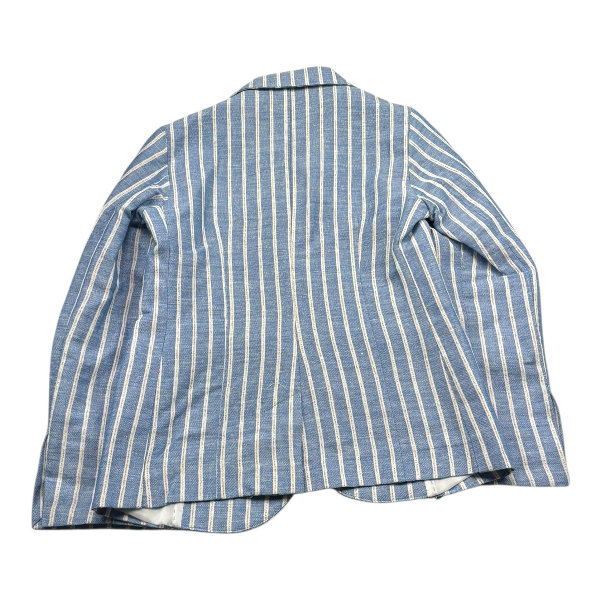 Manuel & Frank Giacca Tinta Unita con Fantasia A Righe per Bambino MF6260R AZZURRO MANUEL & FRANK 