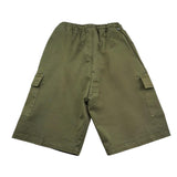 Manuel Ritz Bermuda Tinta Unita con Elastico In Vita per Bambino MR3008X VERDE MANUEL RITZ 