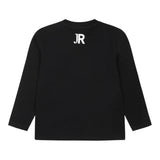 JOHN RICHMOND shirt girocollo tinta unita con stampa Nero per Neonata RIA24066TSX NERO JOHN RICHMOND 