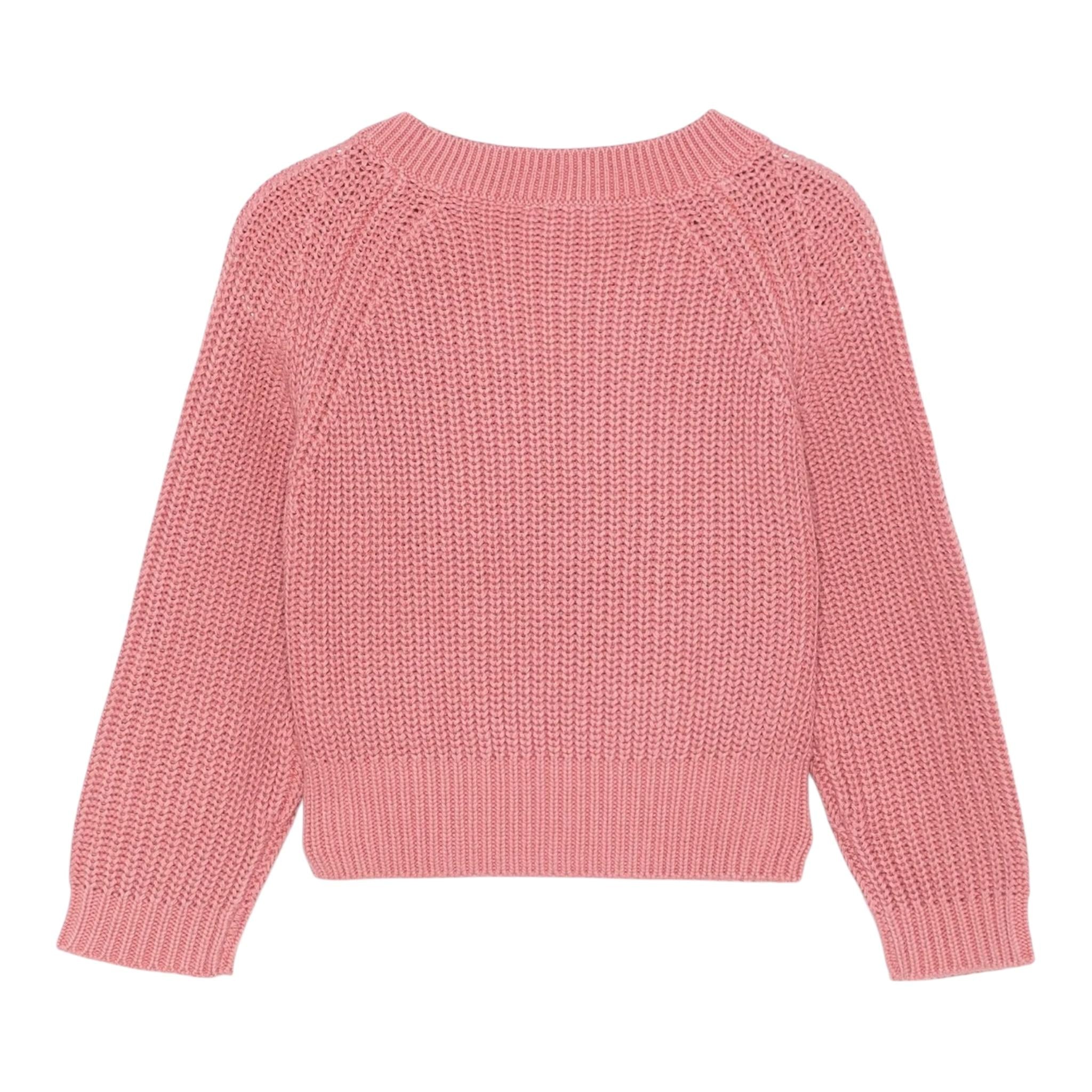 Il Gufo Maglia Girocollo Tinta Unita per Neonata P25MA482EM109 ROSA IL GUFO 